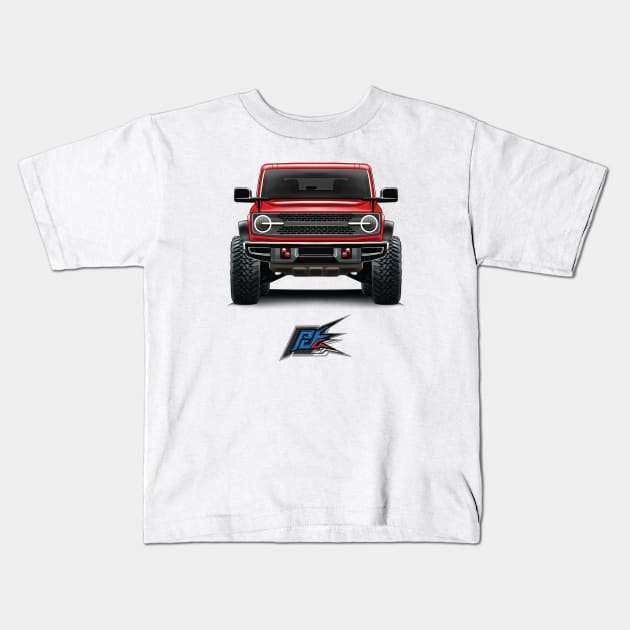 ford bronco raptor Kids T-Shirt by naquash